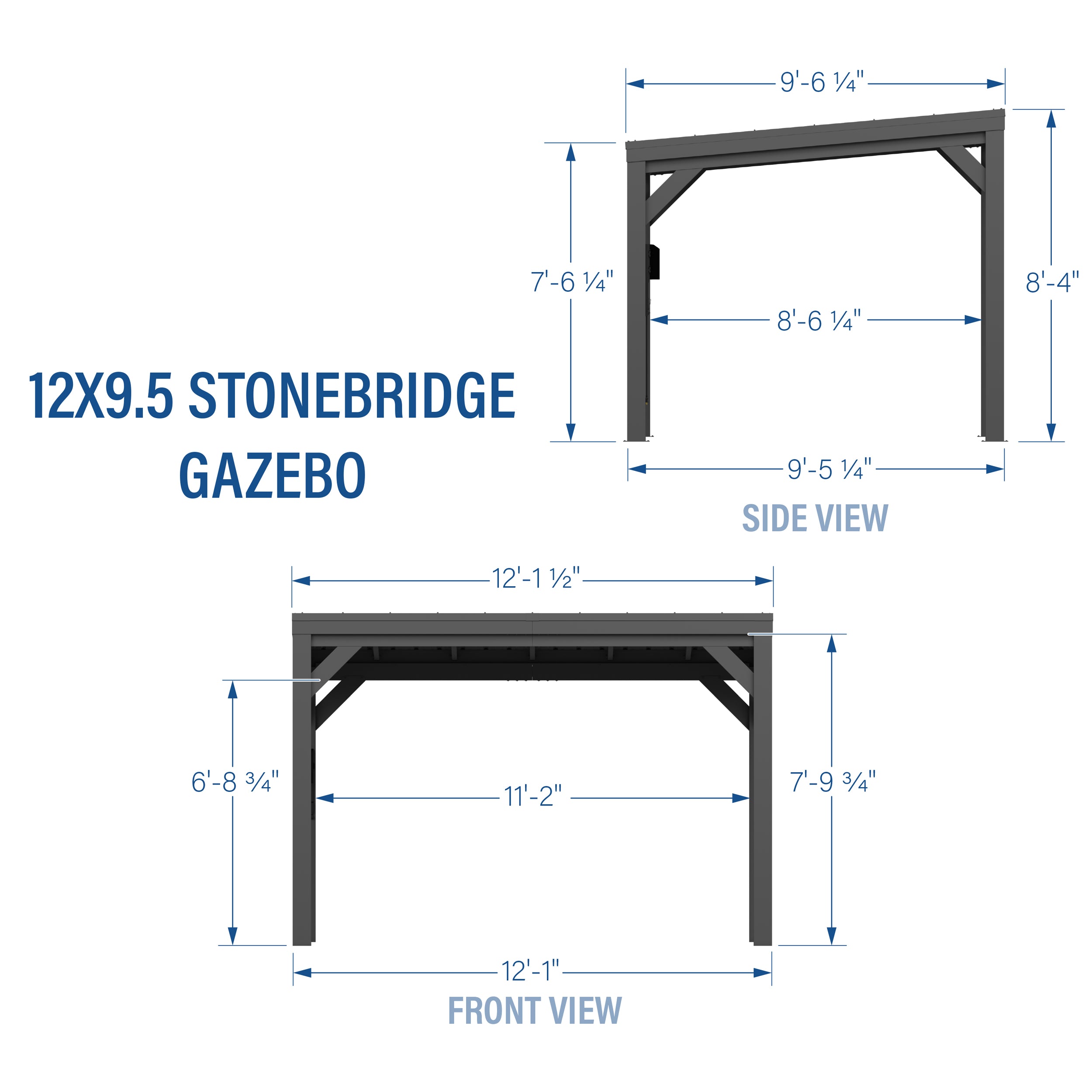 12x9.5 Stonebridge Gazebo