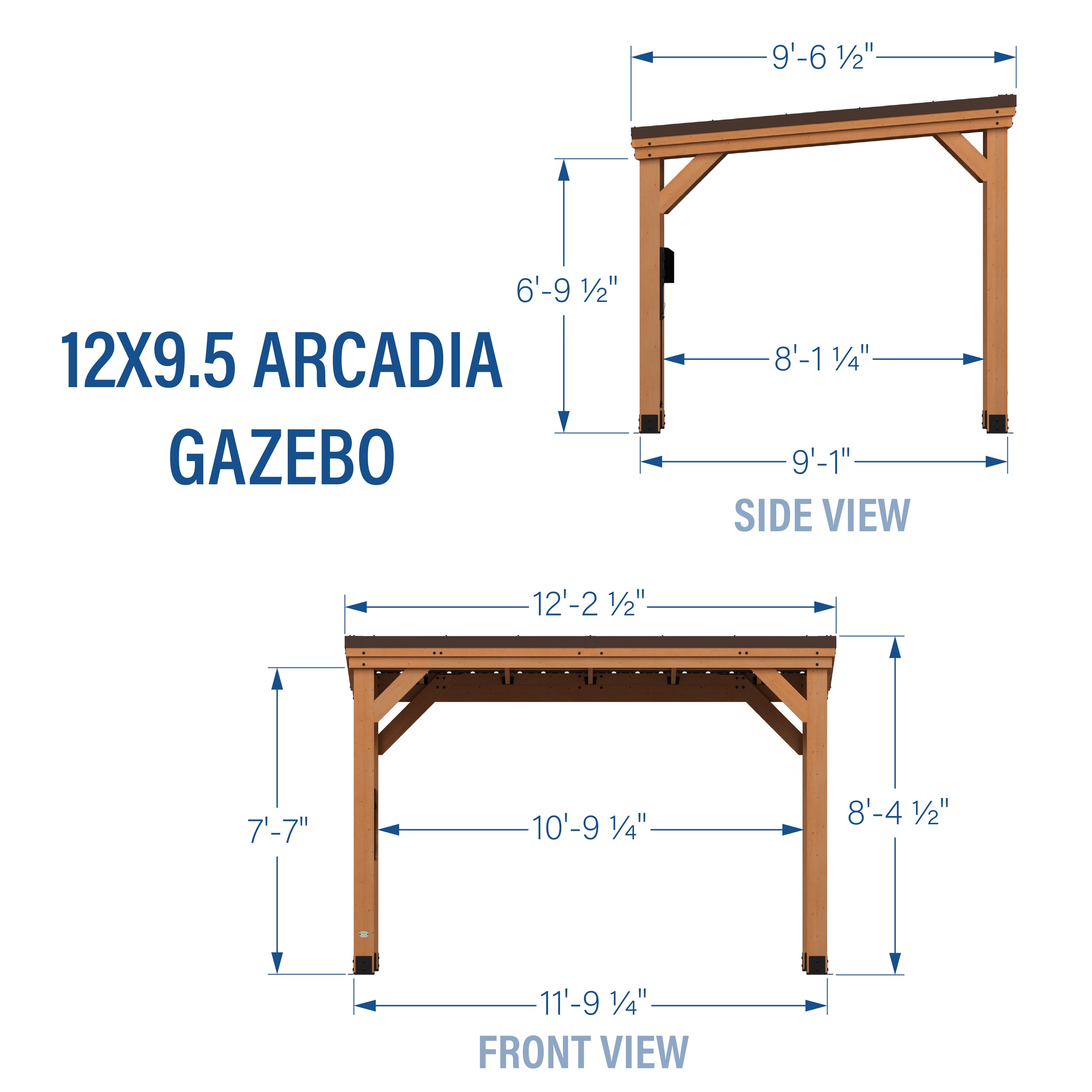 12x9.5 Arcadia Gazebo