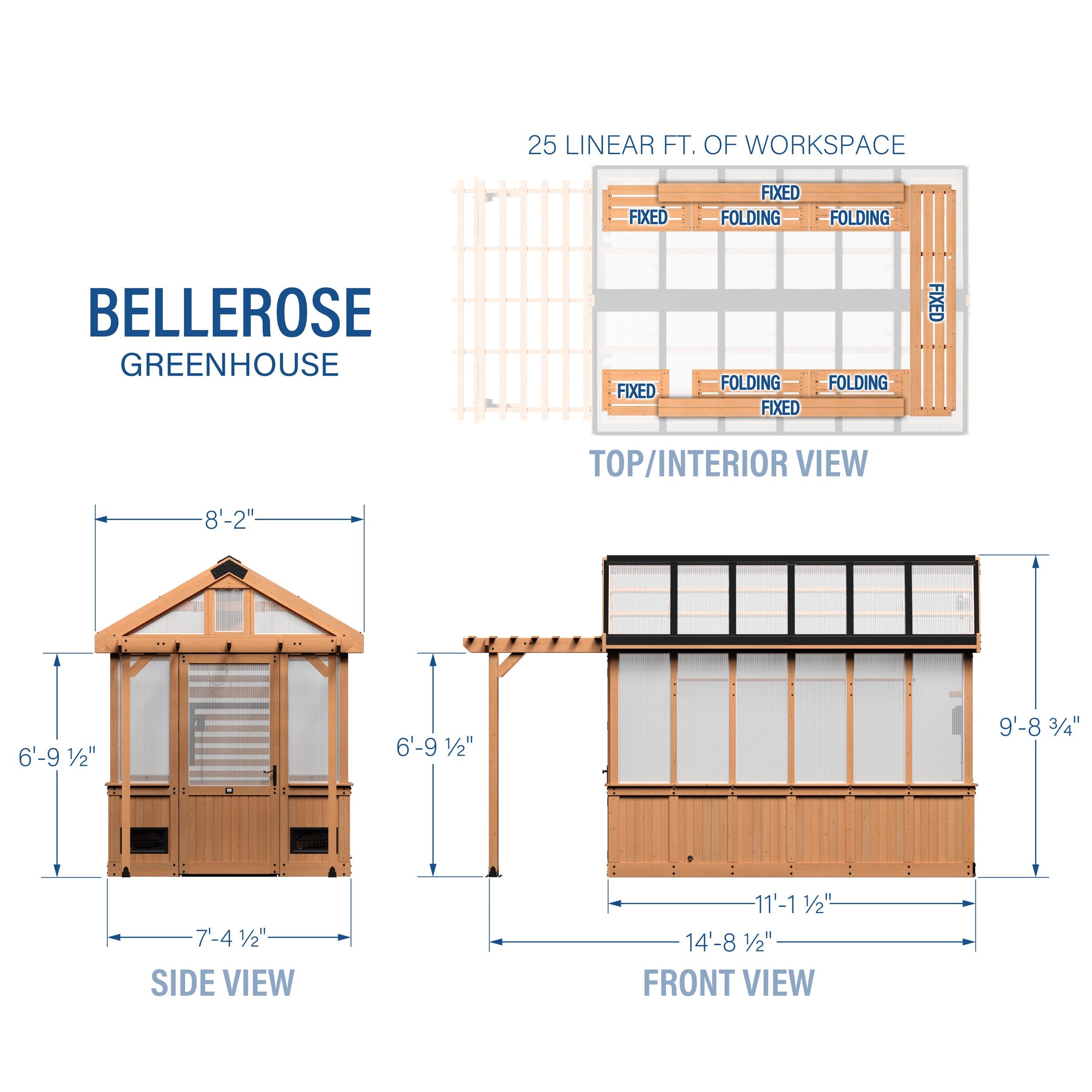 11x7 Bellerose Greenhouse