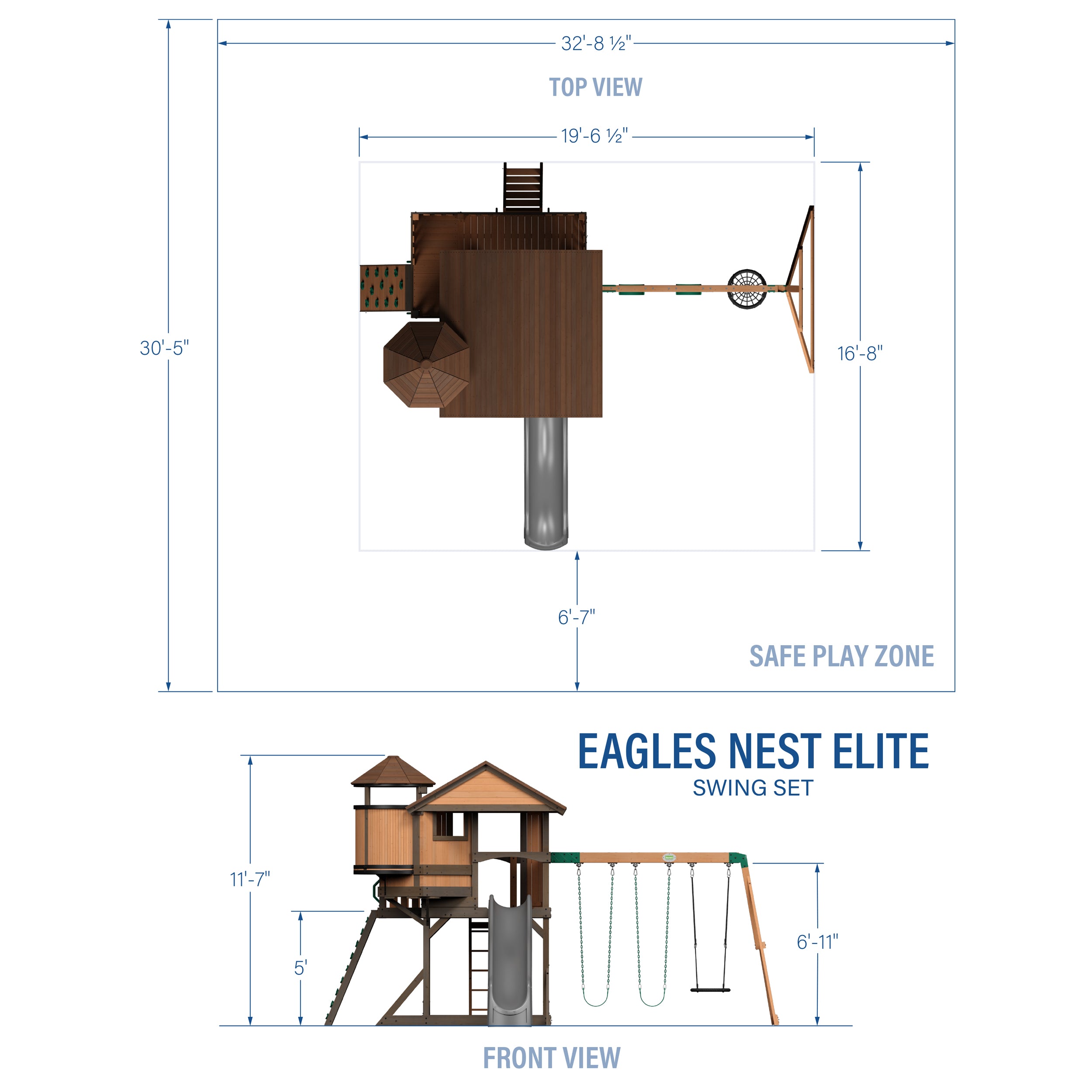 Eagles Nest Elite Swing Set